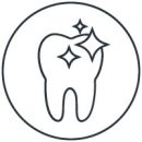 Icon style image for treatment: Cosmetic dentistry